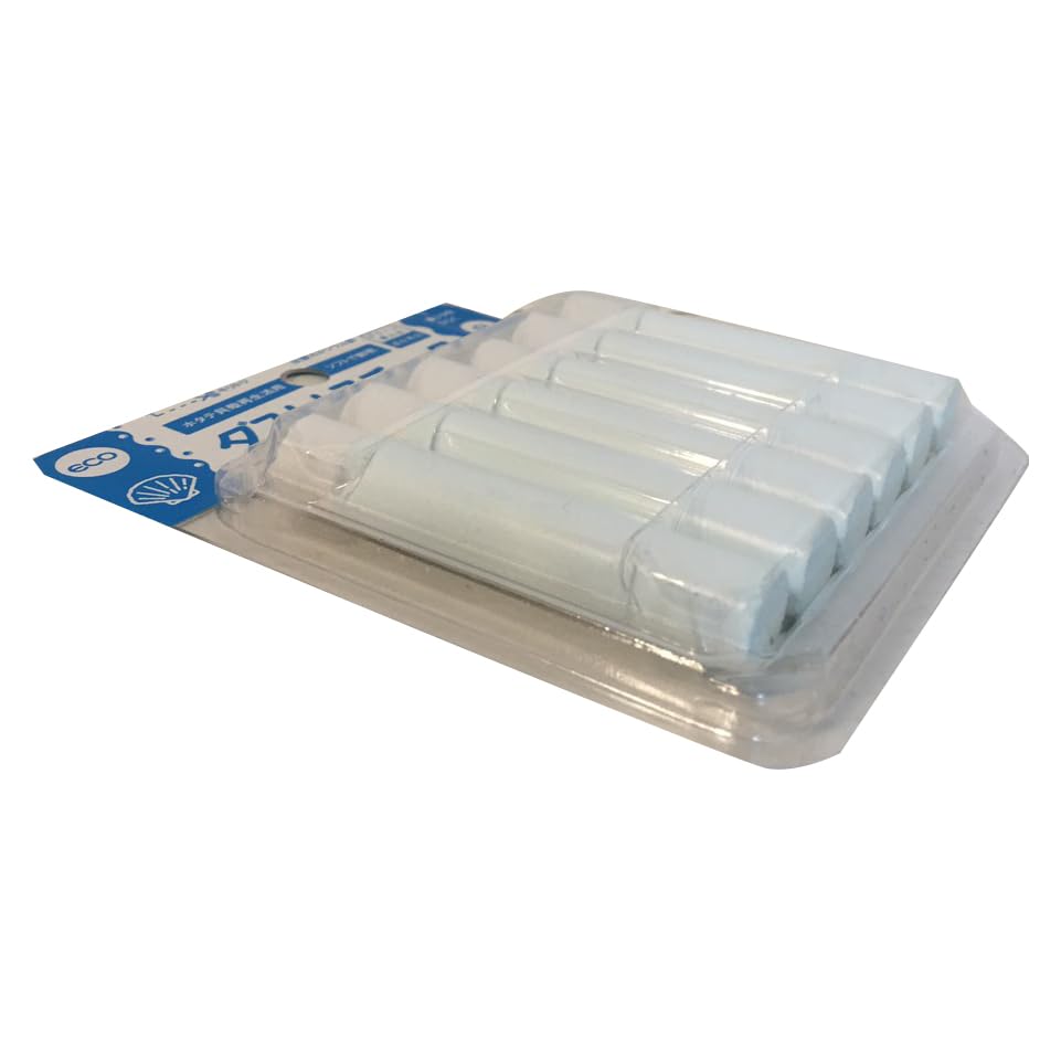 Dustless White Chalk - 6 Pack Non-Toxic Classroom Chalk for Kids, Teachers & Artists | Ideal for School, Home & Sidewalk Drawing (DCC-6-W)