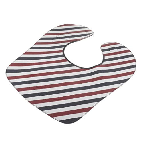 Professional PU Leather Hair Cutting Cape for Barber & Salon - Waterproof Styling Shawl for Hair Dye, Coloring, Perming - Striped Design (02) - Perfect for Haircuts, Coloring, Perms & Styling Sessions