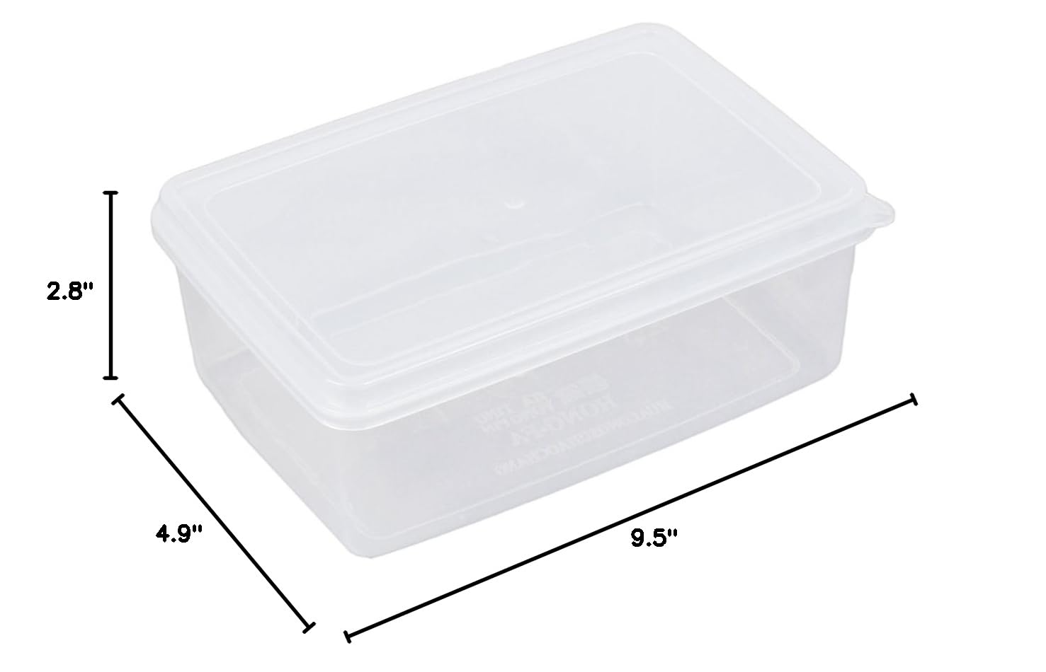 Clear Plastic Fruit and Vegetable Storage Container with Lid - Airtight Food Storage Box for Kitchen, Fridge, Pantry Organization (Set of 3) - Perfect for Meal Prep, Leftovers, and Fresh Produce Preservation