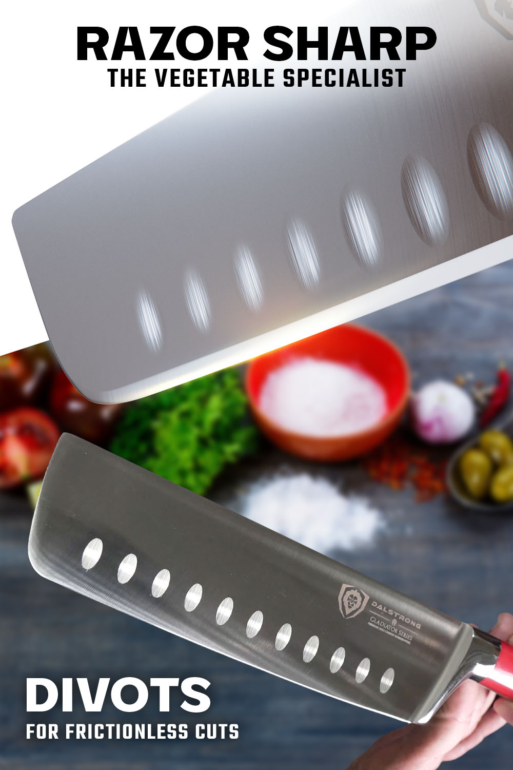 Premium Nakiri Vegetable Knife 7