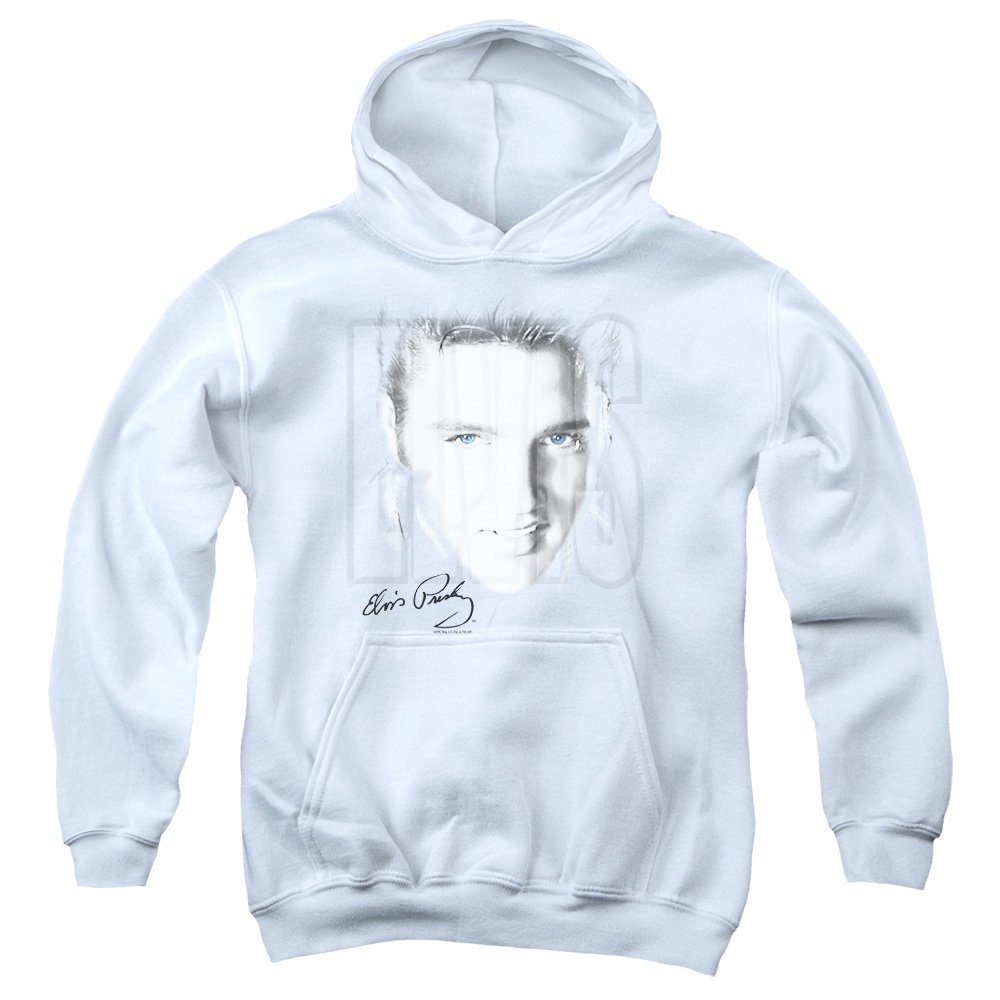 Elvis Presley Vintage Blue Eyes Pullover Hoodie Sweatshirt - Retro Music Fan Gift, Casual Wear for Concerts & Fan Events