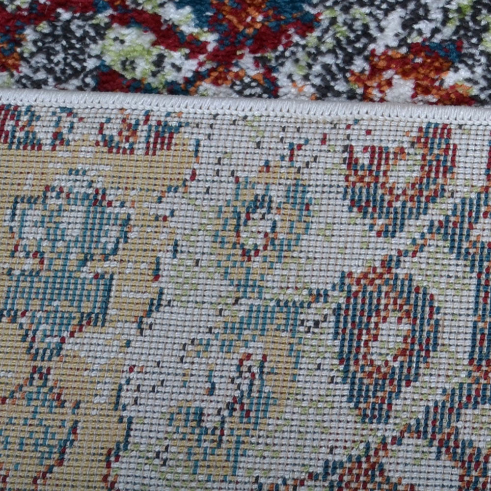 Artful Machine Woven Rug - Soft Modern Area Rug for Living Room, Bedroom, Dining Room - Non-Slip Durable Home Decor Carpet