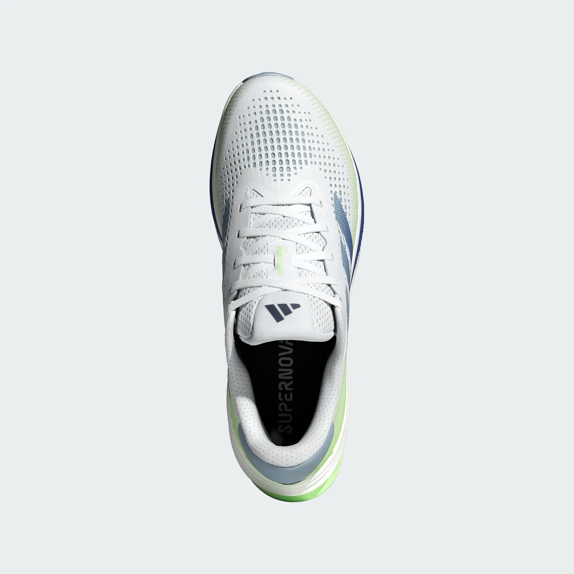 Men's Supernova Rise Running Shoes - Lightweight & Breathable (FTWWHT/WONBLU/GRESPA) for Jogging, Gym Workouts & Daily Wear