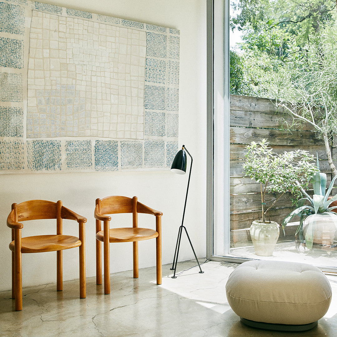 Modern Grossman Gräshoppa Floor Lamp - Adjustable Height, Scandinavian Design for Living Room, Bedroom & Office - Warm Ambient Lighting for Reading & Relaxation