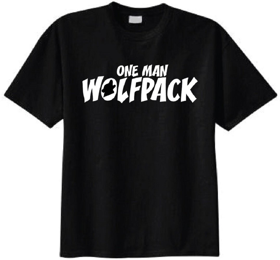 Funny One Man Wolf Pack T-Shirt - Cool Graphic Tee for Men - Perfect for Casual Wear, Gifts & Outdoor Adventures
