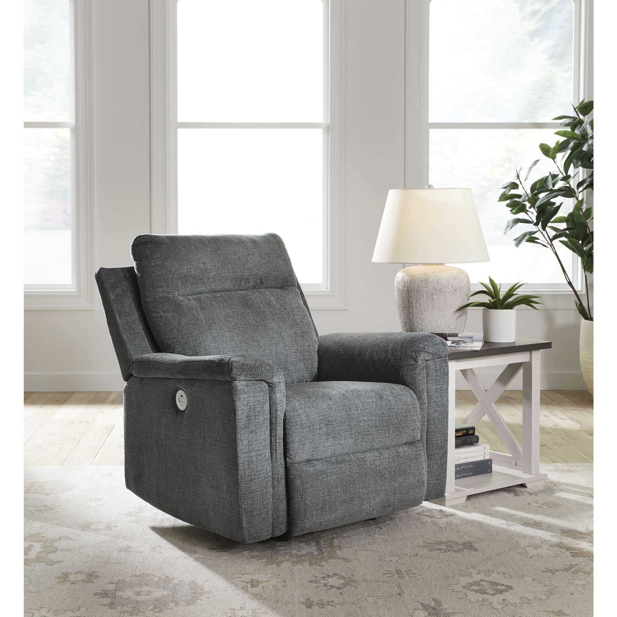 Barnsana Power Recliner Chair - Electric Lift Recliner with Massage & Heat for Elderly - Comfortable Leather Reclining Sofa for Living Room, Bedroom & Home Theater