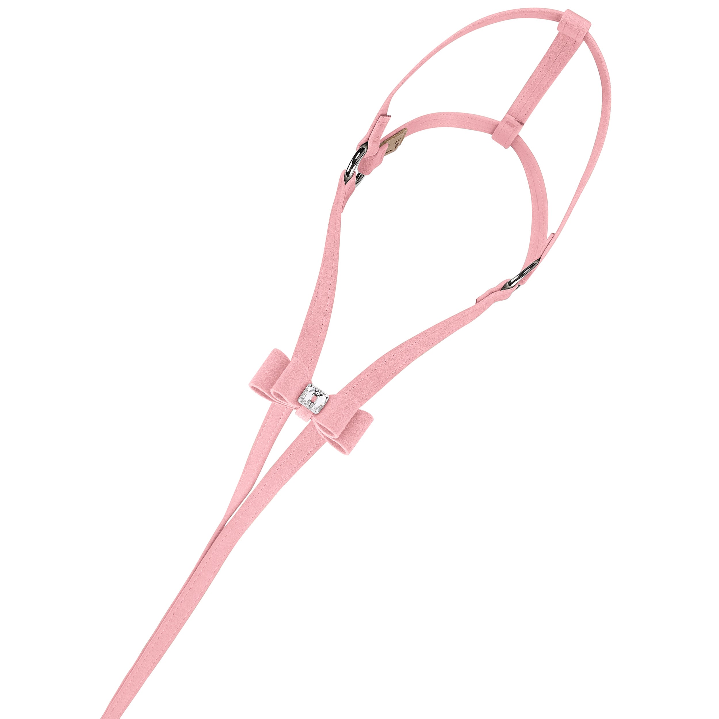 Big Bow Step N Go Dog Leash Harness - Adjustable Pet Harness for Small & Medium Dogs, Easy Walk & Training - Perfect for Daily Walks, Jogging & Outdoor Adventures