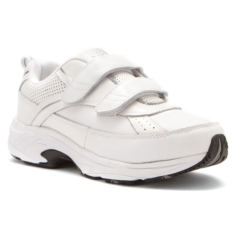 Drew Shoe Women's Paige White Sneakers - Comfortable Walking Shoes for Women, Size 6 Wide - Perfect for Casual Wear, Work & Outdoor Activities