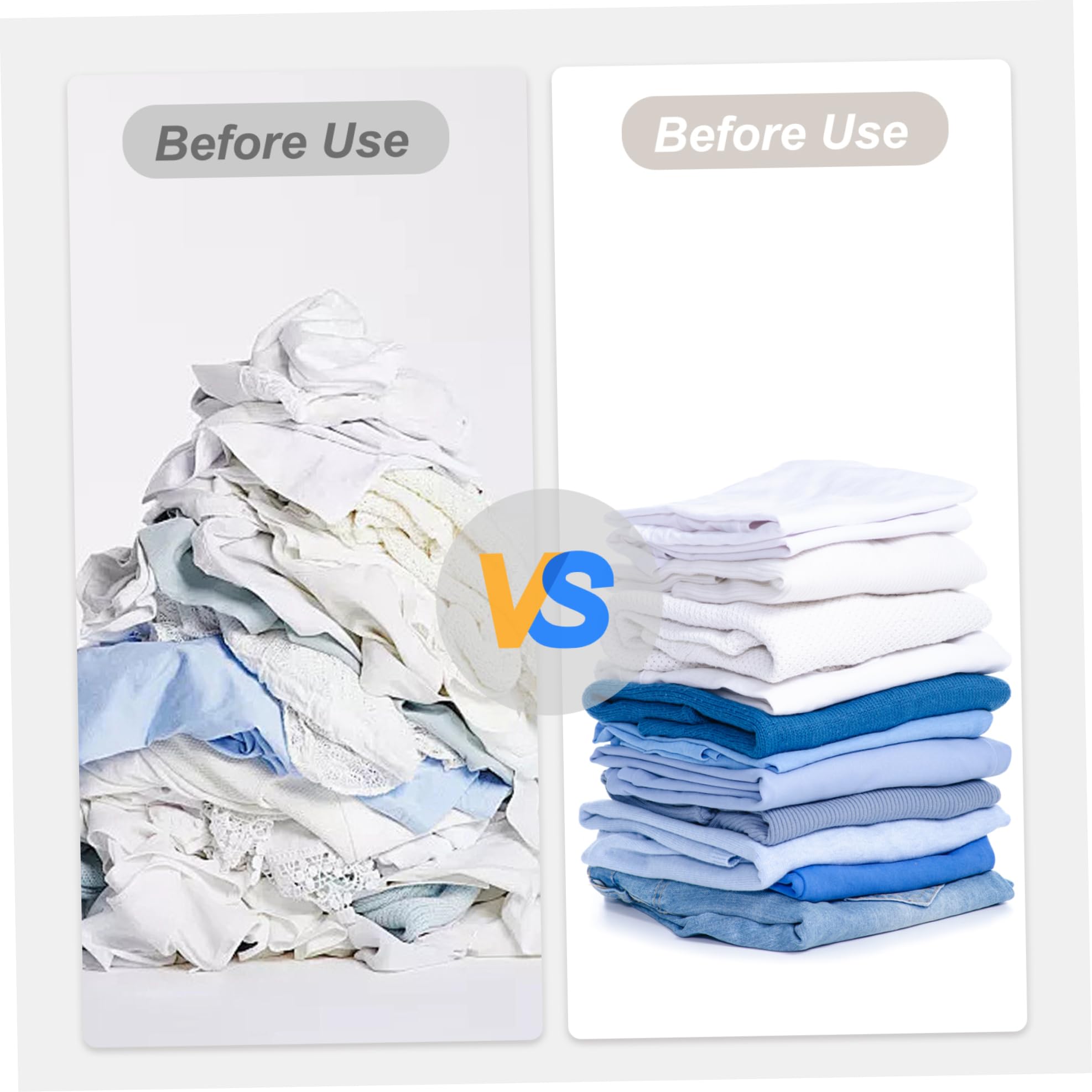 15.4x18.5 Inch Plastic Clothes Folding Board - Portable T-Shirt Folder for Kids & Adults - Space Saving Laundry Organizer for Closet, Drawer & Travel Packing
