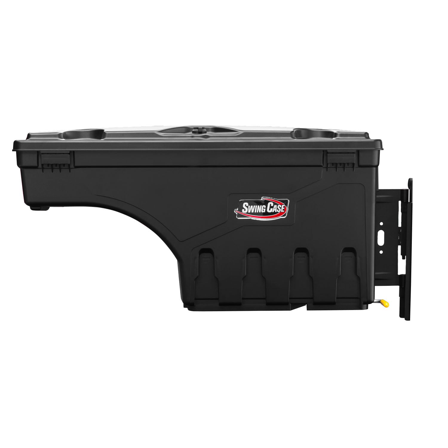 RealTruck UnderCover SwingCase SC401D Truck Bed Storage Box - Fits 2005-2023 Toyota Tacoma Driver Side (19-23 Models with Factory Storage Box) | Secure Gear Storage for Camping, Work Tools & Outdoor Adventures