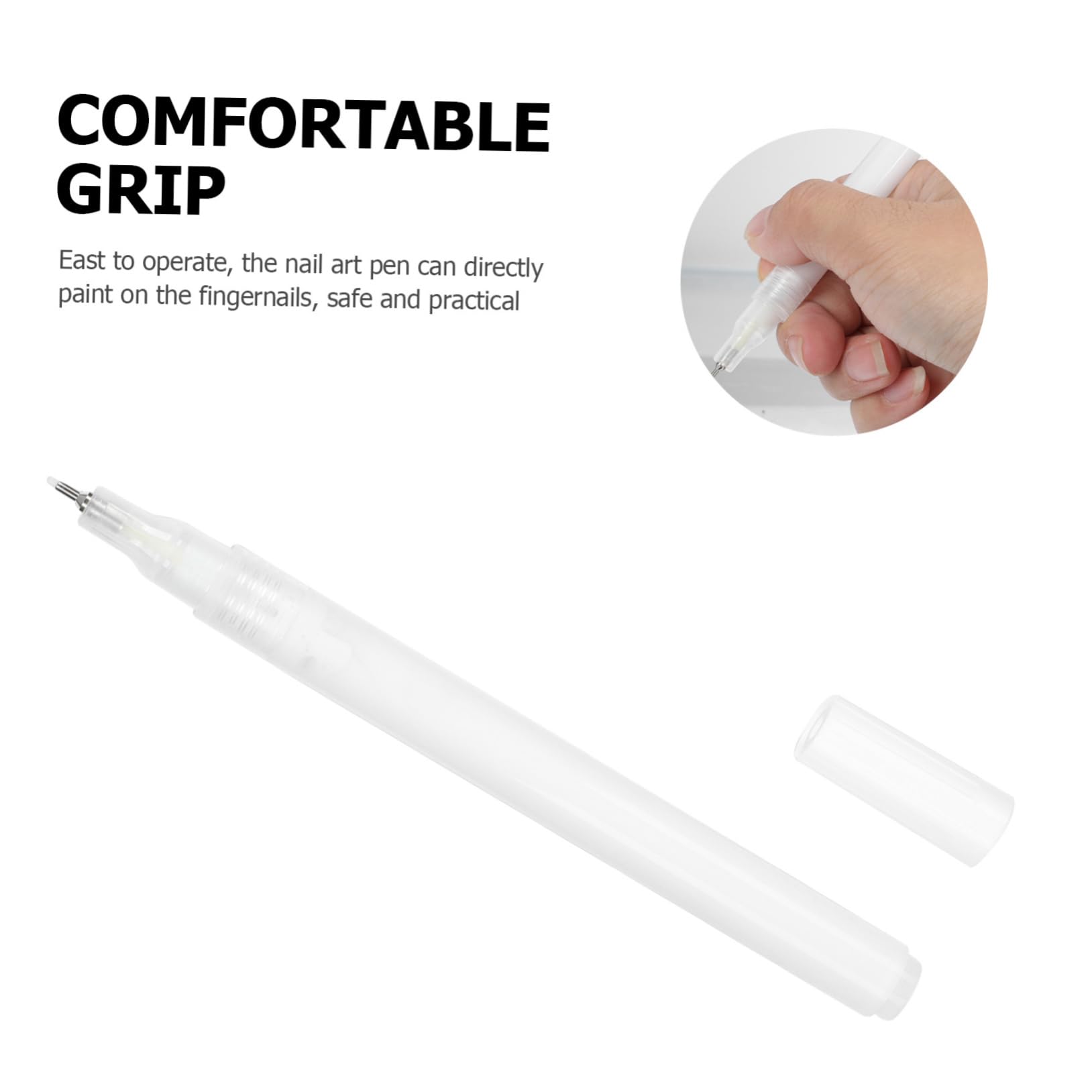 Professional Mipcase Nail Art Graffiti Pen Set - 2 Pack Salon Manicure Tools for Women, Nail Painting & Drawing Pens with Fine Tip - Perfect for DIY Nail Designs, Home Salon & Professional Nail Art