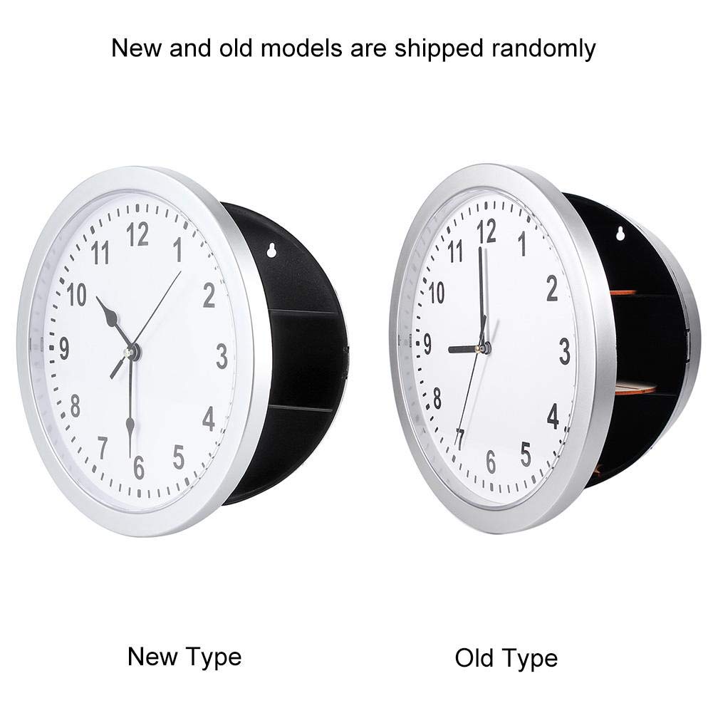 Hidden Wall Safe with Clock - Secret Home Security Safe for Jewelry, Cash & Credit Cards | Wall Mounted Home Improvement & DIY Security Solution for Bedroom, Office & Garage