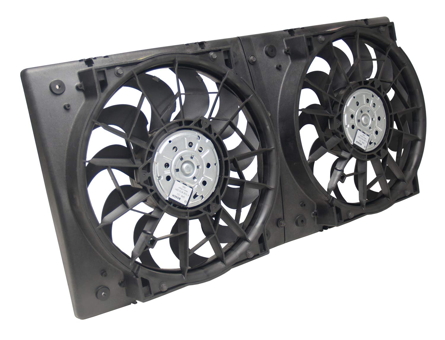 Derale 16928 High Performance Dual Radiator Cooling Fan - Black | Heavy-Duty Aluminum Radiator Fan for Trucks, SUVs & Performance Cars | Perfect for Off-Roading, Towing & High-Temperature Conditions