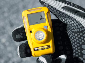 BW Technologies BWC2-X BW Clip Single Gas Oxygen (O2) Monitor, 19.5-23.5% Range, Yellow - Portable Gas Detector for Industrial Safety & Confined Space Work