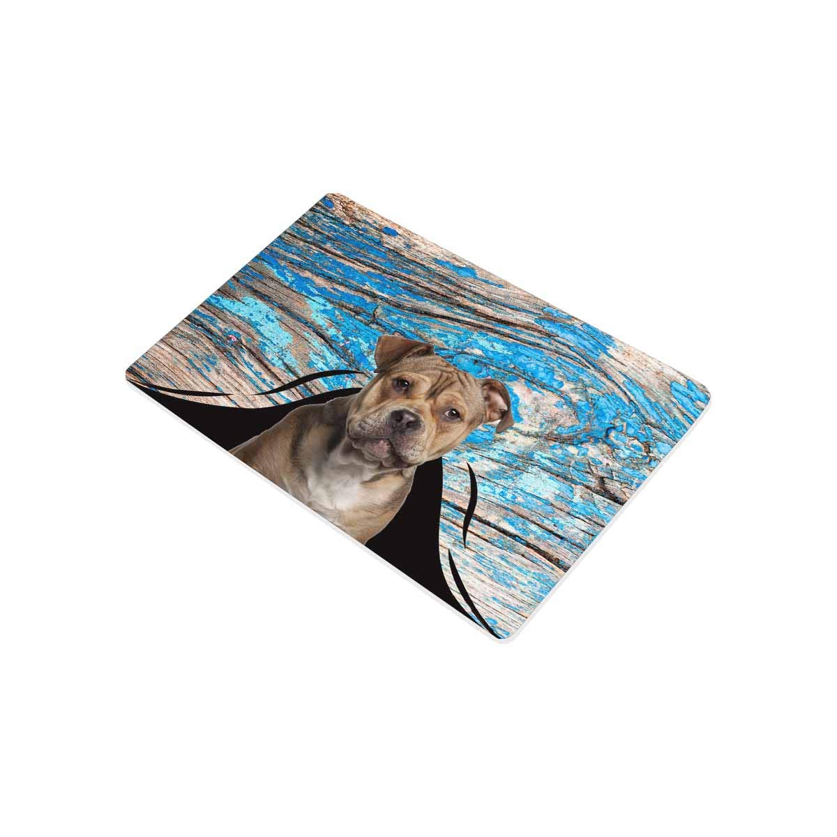 Custom Pet Dog Picture Doormat - Personalized Entrance Mat for Home & Office - 23.6x15.7 Inch Non-Slip Floor Mat - Perfect Welcome Mat for Front Door Decor & Pet Lovers