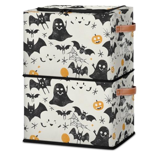 Halloween Ghosts Bats