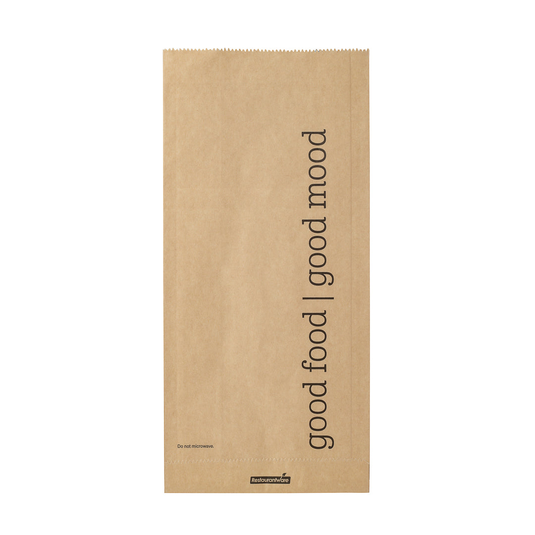 Premium Kraft Paper Foil Bags with Bon Appetit Print - 5.5