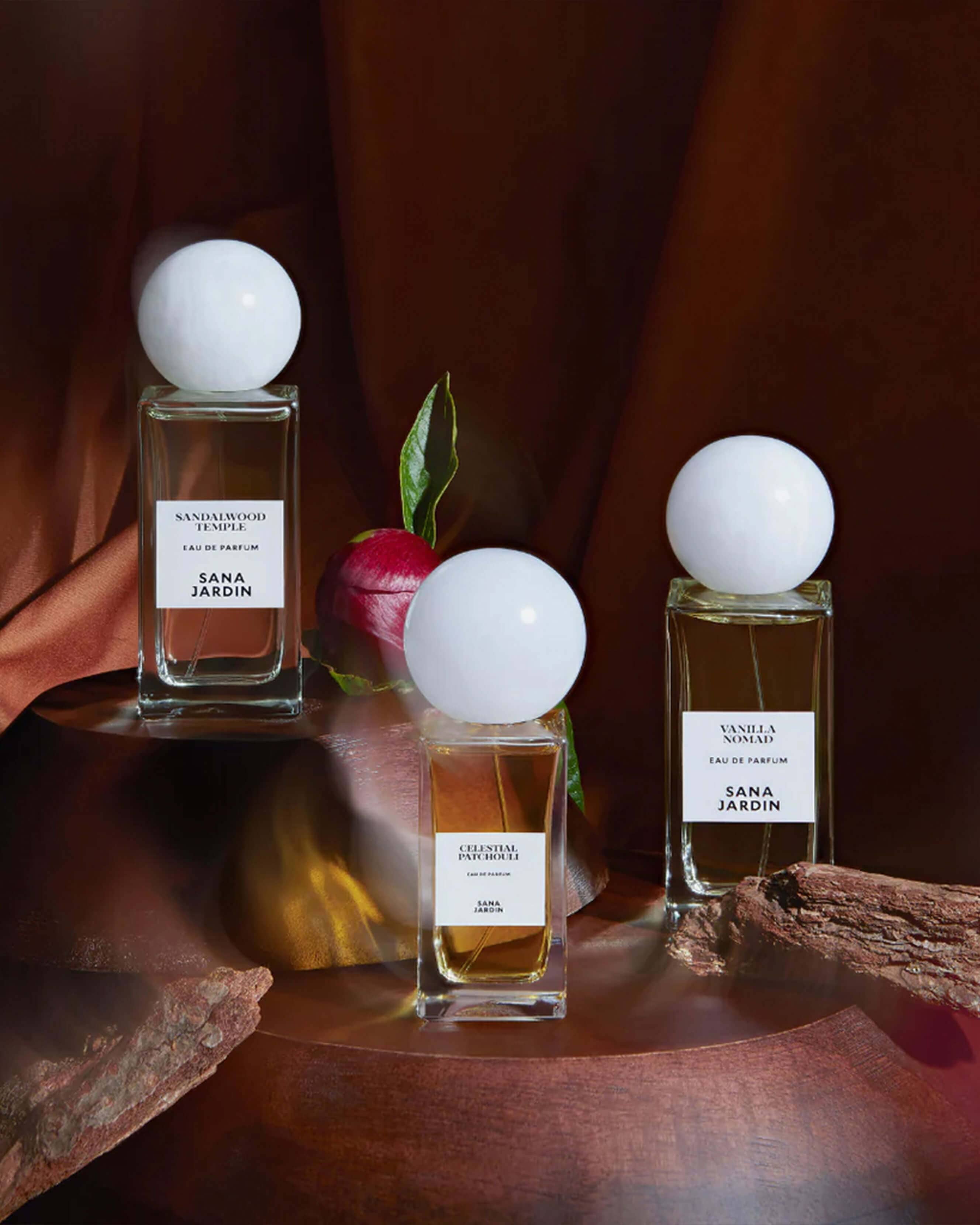 Premium Sandalwood Temple Eau De Parfum for Men & Women - Long-Lasting Luxury Fragrance for Date Night, Special Occasions & Daily Wear
