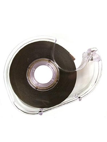 Premium Magnet Tape with Dispenser - Strong Adhesive Backing, 2 Pack - Perfect for DIY Projects, Home Organization, and Office Use