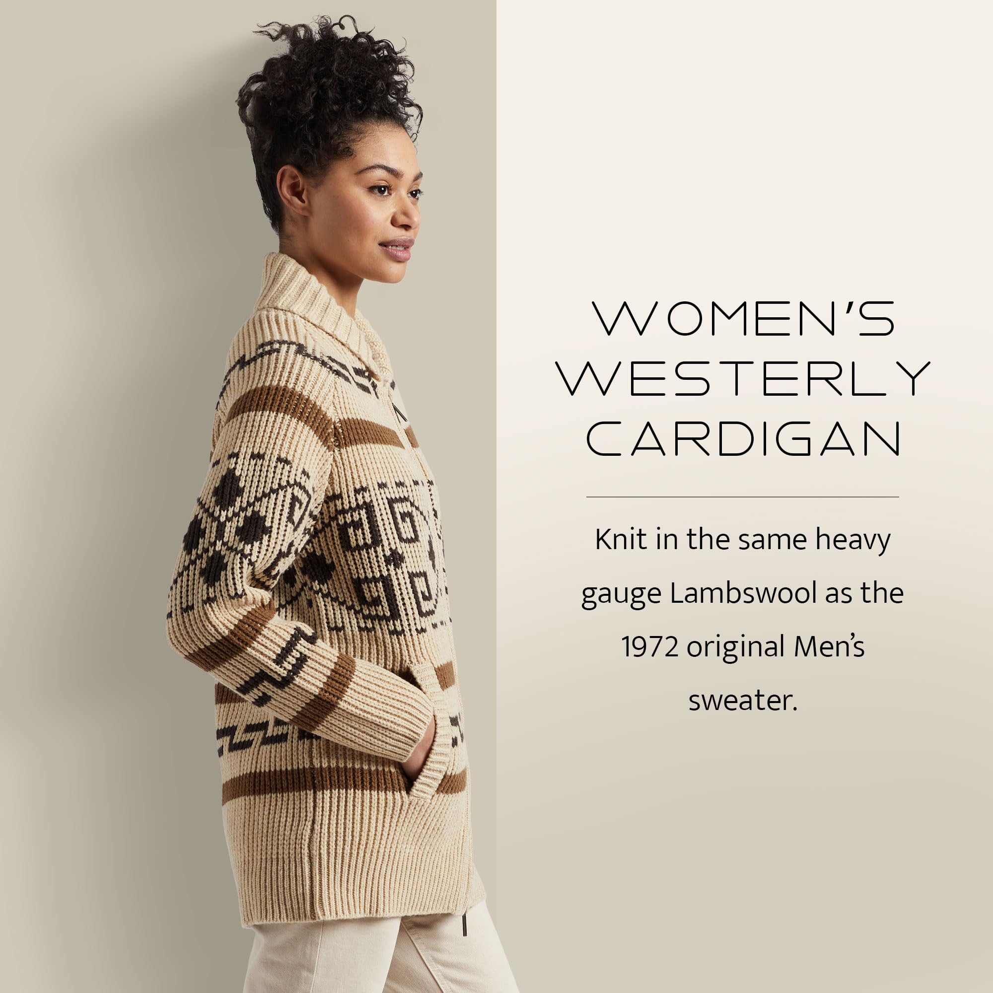 Pendleton Women's Long Westerley Cardigan - Cozy Knit Sweater for Fall & Winter - Perfect for Layering, Office Wear & Casual Outfits