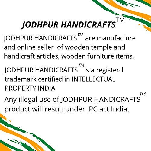Handcrafted Wooden Home Temple - Pooja Mandir & Mandap for Hindu Worship | Premium Home Altar for Daily Prayers & Spiritual Decor | Perfect for Living Room, Bedroom, or Meditation Space
