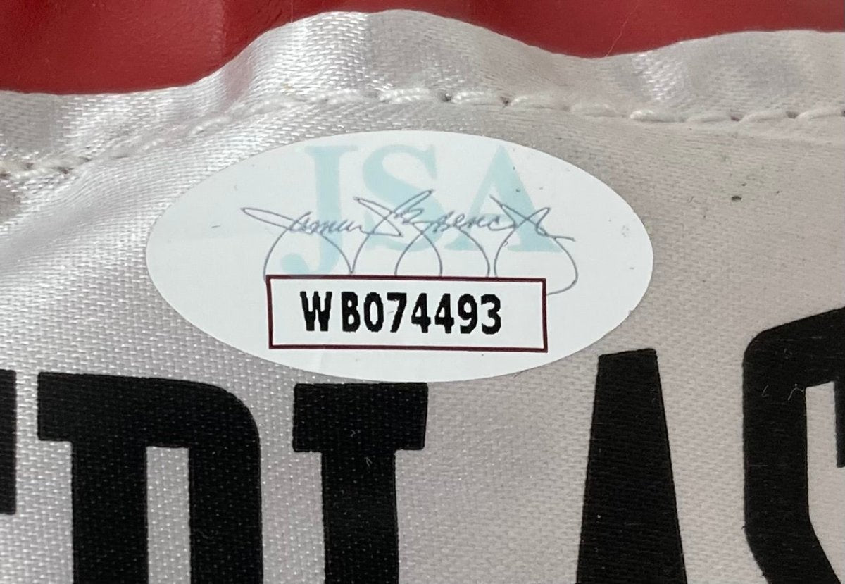 Dolph Lundgren Autographed Everlast Boxing Glove - Drago Inscribed with JSA ITP COA - Perfect for Movie Memorabilia Collectors & Rocky Fans Display