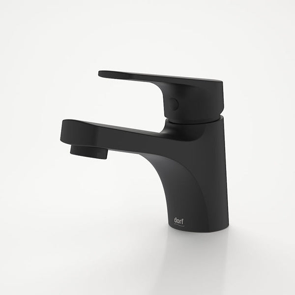 Dorf Kip Basin Mixer Faucet - Matte Black Bathroom Sink Faucet for Modern Vanity, Powder Room & Guest Bathroom