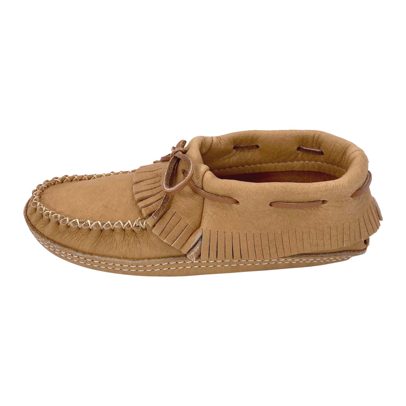 Women's Soft Sole Moose Hide Leather Moccasins - Comfortable Handmade Slippers for Indoor/Outdoor Wear - Perfect for Home, Office & Casual Occasions