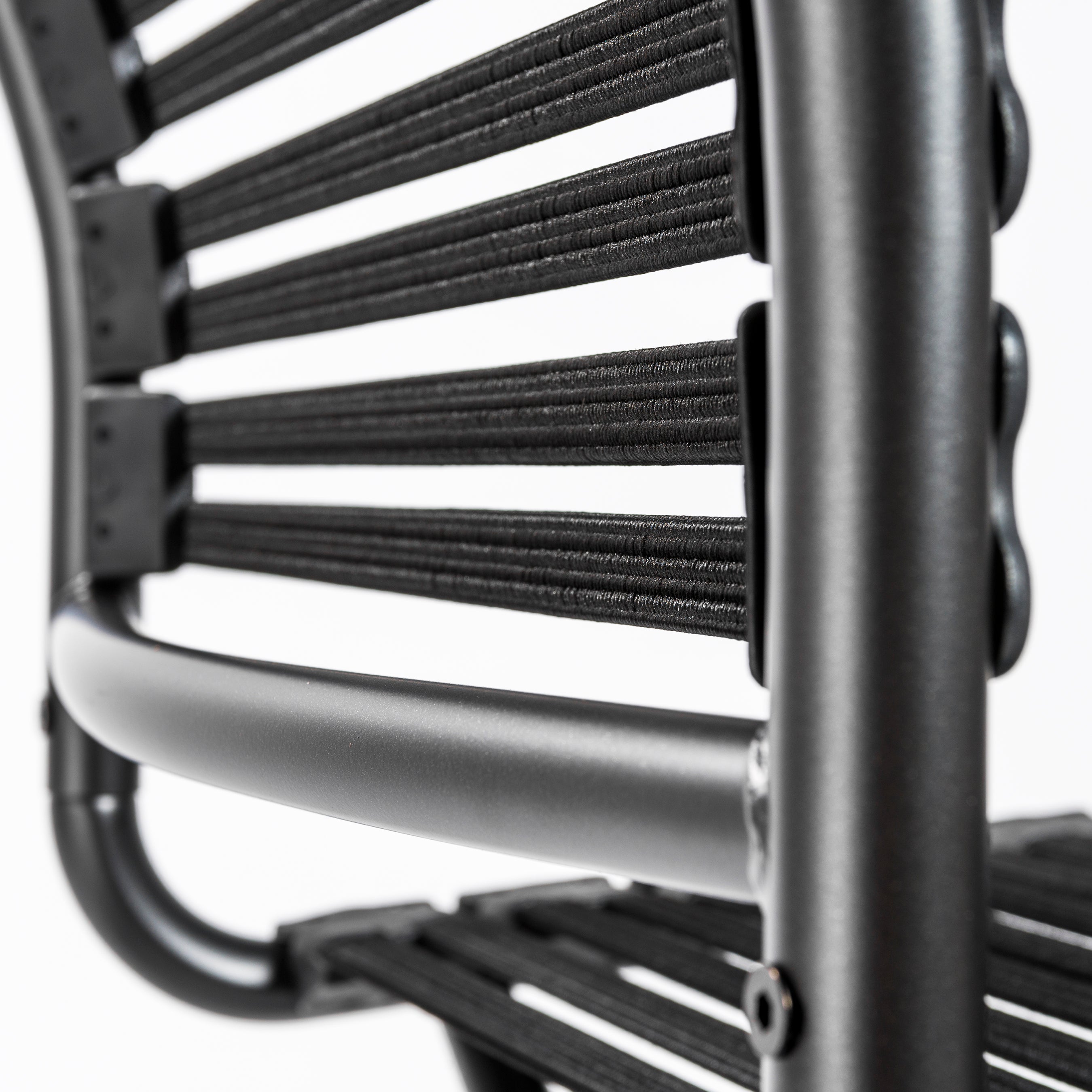 Allison Bungie Flat Low Back Office Chair - Ergonomic Mesh Desk Chair with Graphite Black Frame & Swivel Base - Perfect for Home Office, Computer Workstation & Conference Rooms