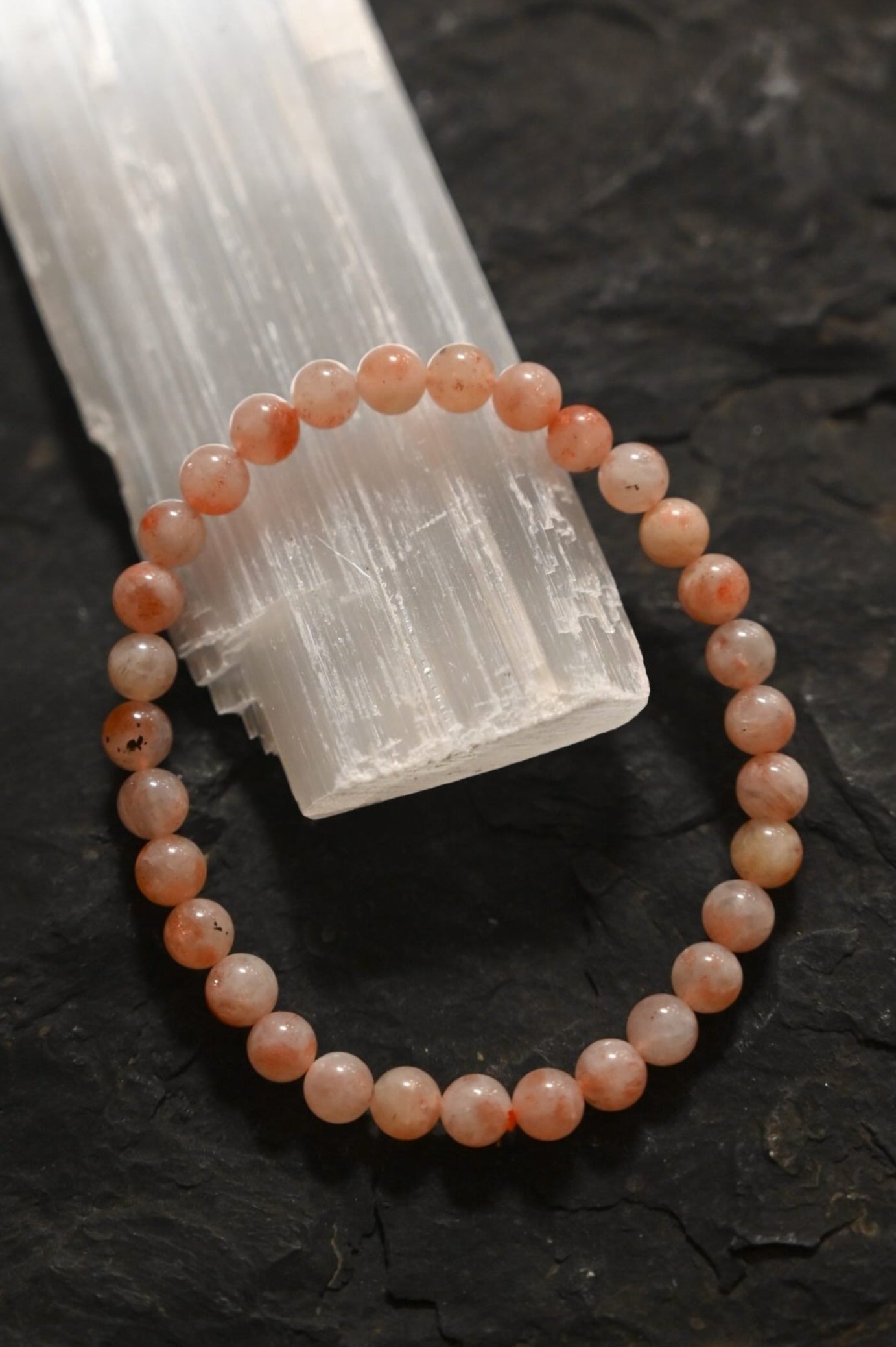 Always Moving Forward Sunstone Bracelet - Natural Gemstone Healing Jewelry for Positive Energy & Motivation | Perfect for Meditation, Yoga & Daily Wear