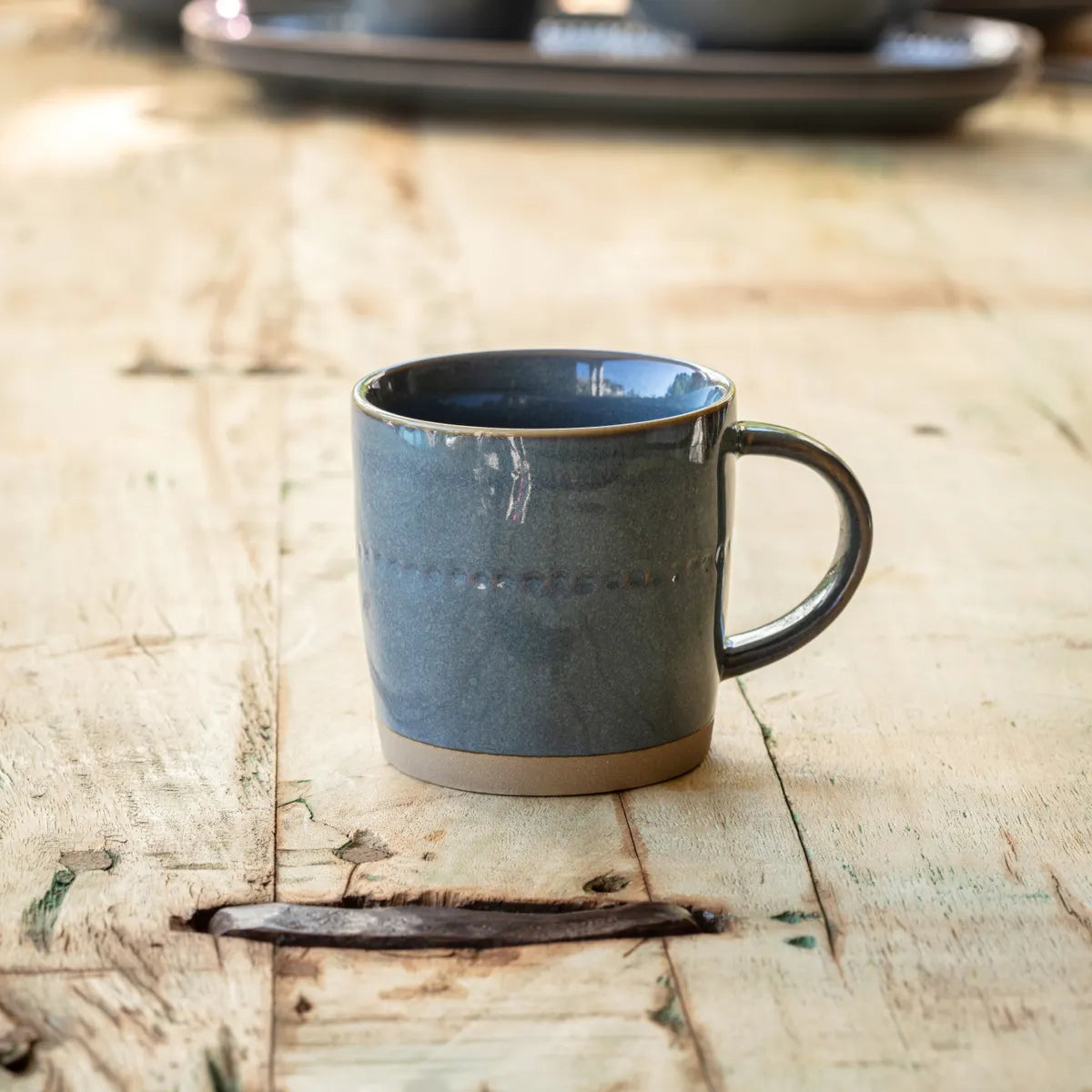 Premium Legbar Blue Coffee Mug Set - 16oz Ceramic Tea & Espresso Cups with Comfort Handle - Perfect for Home, Office, or Gift Giving