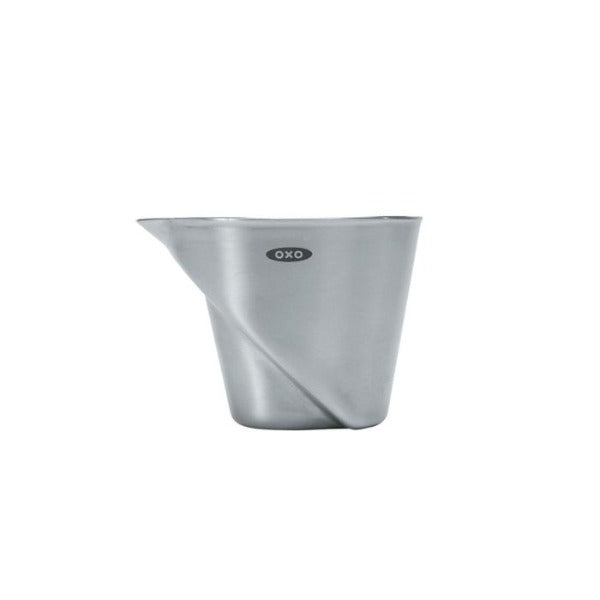 OXO Stainless Steel Jigger - 1oz & 2oz Dual-Sided Cocktail Measuring Cup for Bartenders & Home Mixologists | Perfect for Crafting Martinis, Margaritas & More