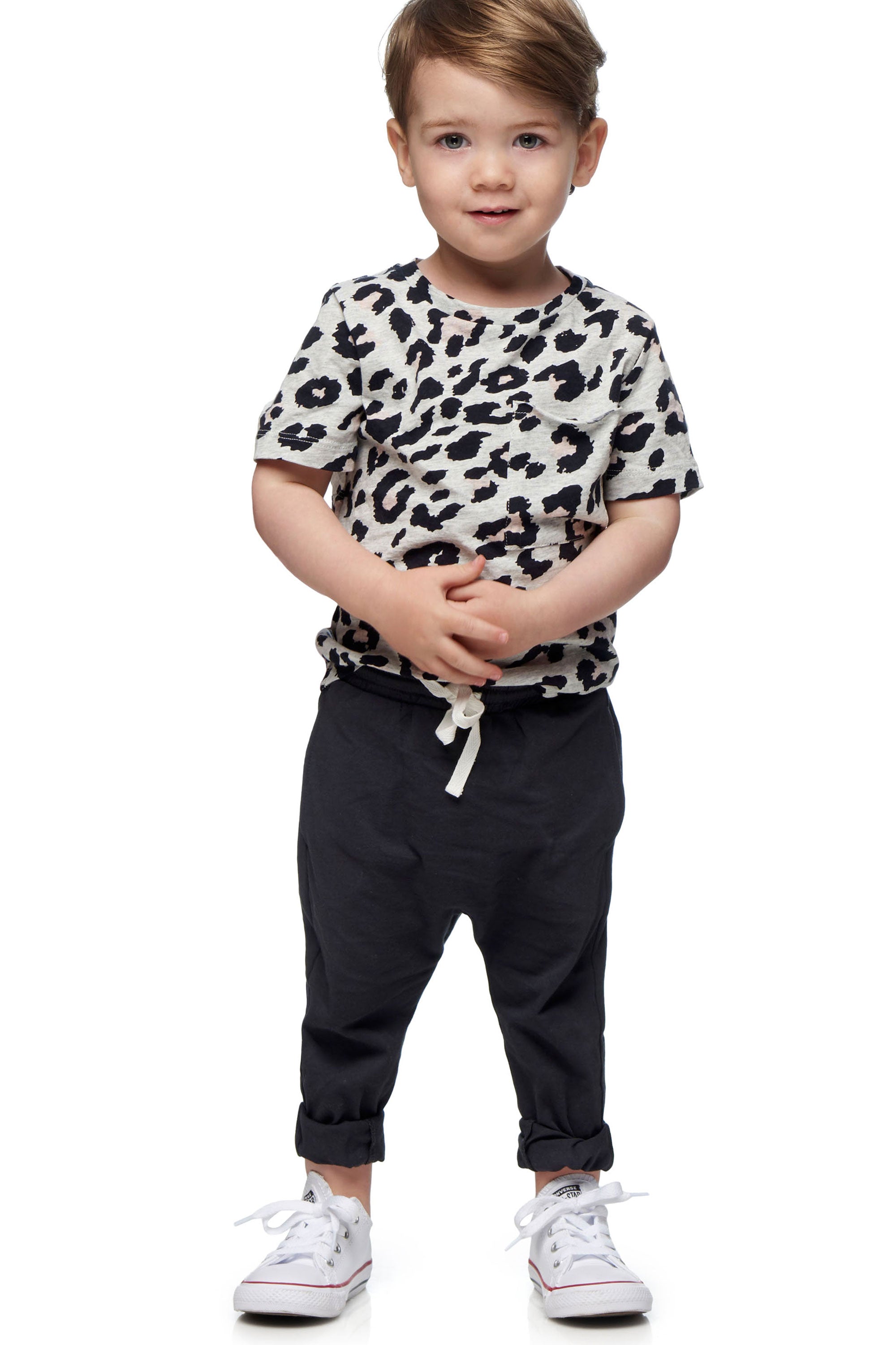 Wild Hearts Little Pants - Soft Cotton Baby Pants for Boys & Girls | Comfortable Playwear for Toddlers & Infants | Perfect for Playtime, Daycare & Family Outings
