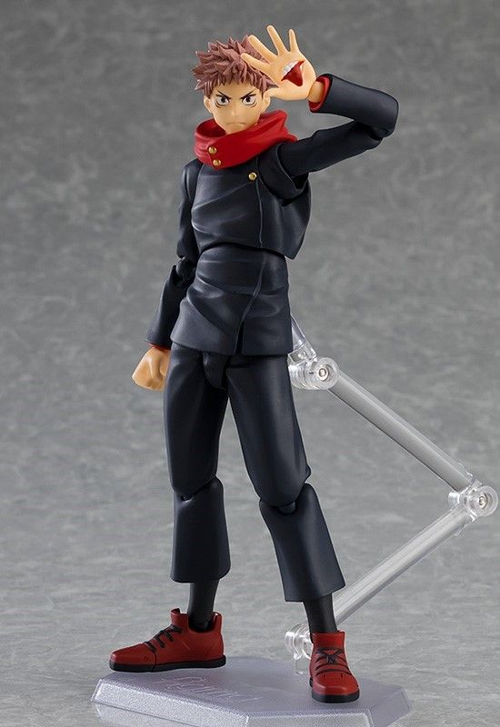 Figma #550 Yuji Itadori Jujutsu Kaisen Action Figure - Anime Collectible for Fans & Display | Perfect for Home Decor, Office Display & Gift Giving
