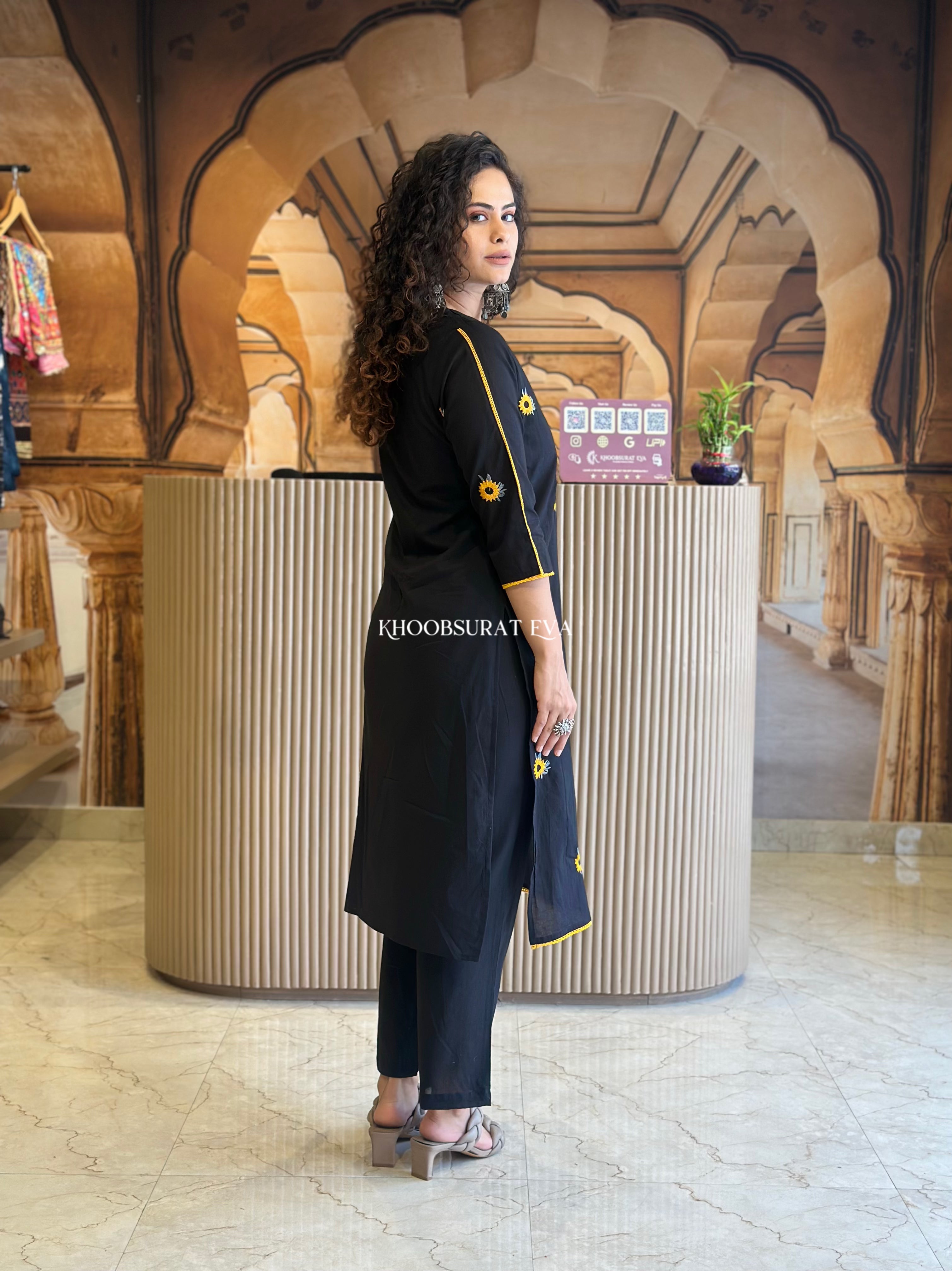 Everlasting Rich Black Kurta Set for Men - Traditional Indian Ethnic Wear for Weddings, Festivals & Special Occasions