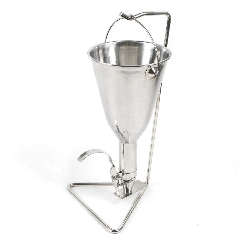 WINUS Stainless Steel Pancake Batter Dispenser - Perfect for Cakes, Donuts, Cupcakes & Waffles | Durable Kitchen Tool for Easy Batter Pouring & Ball Making | Ideal for Home Baking, Breakfast Prep & Dessert Making