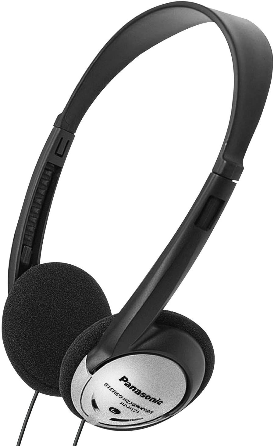 Panasonic RP HT21 Lightweight On-Ear Headphones with XBS Bass - Gray | Perfect for Travel, Work & Gaming