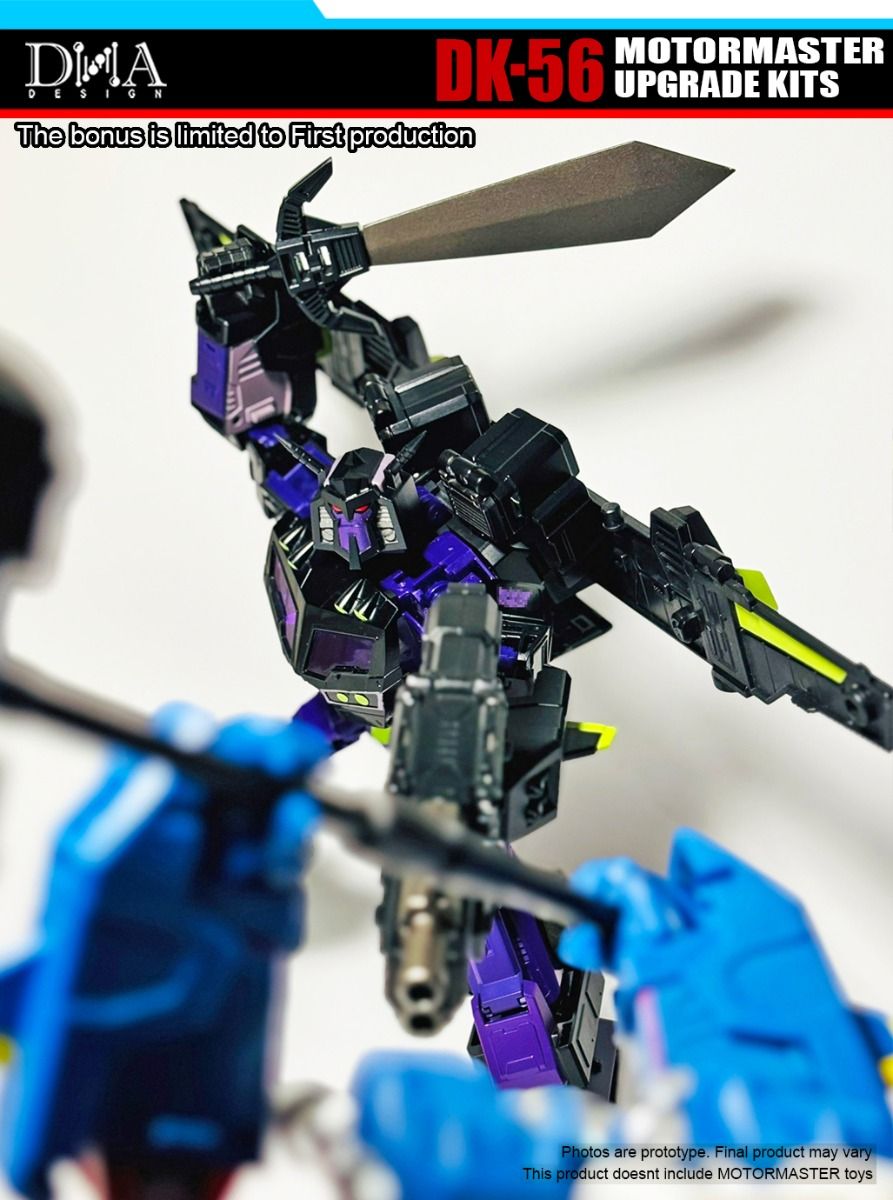 DNA Design DK 56 Upgrade Kit for Transformers Animated Universe Motormaster - Perfect for Collectors & Custom Figure Display
