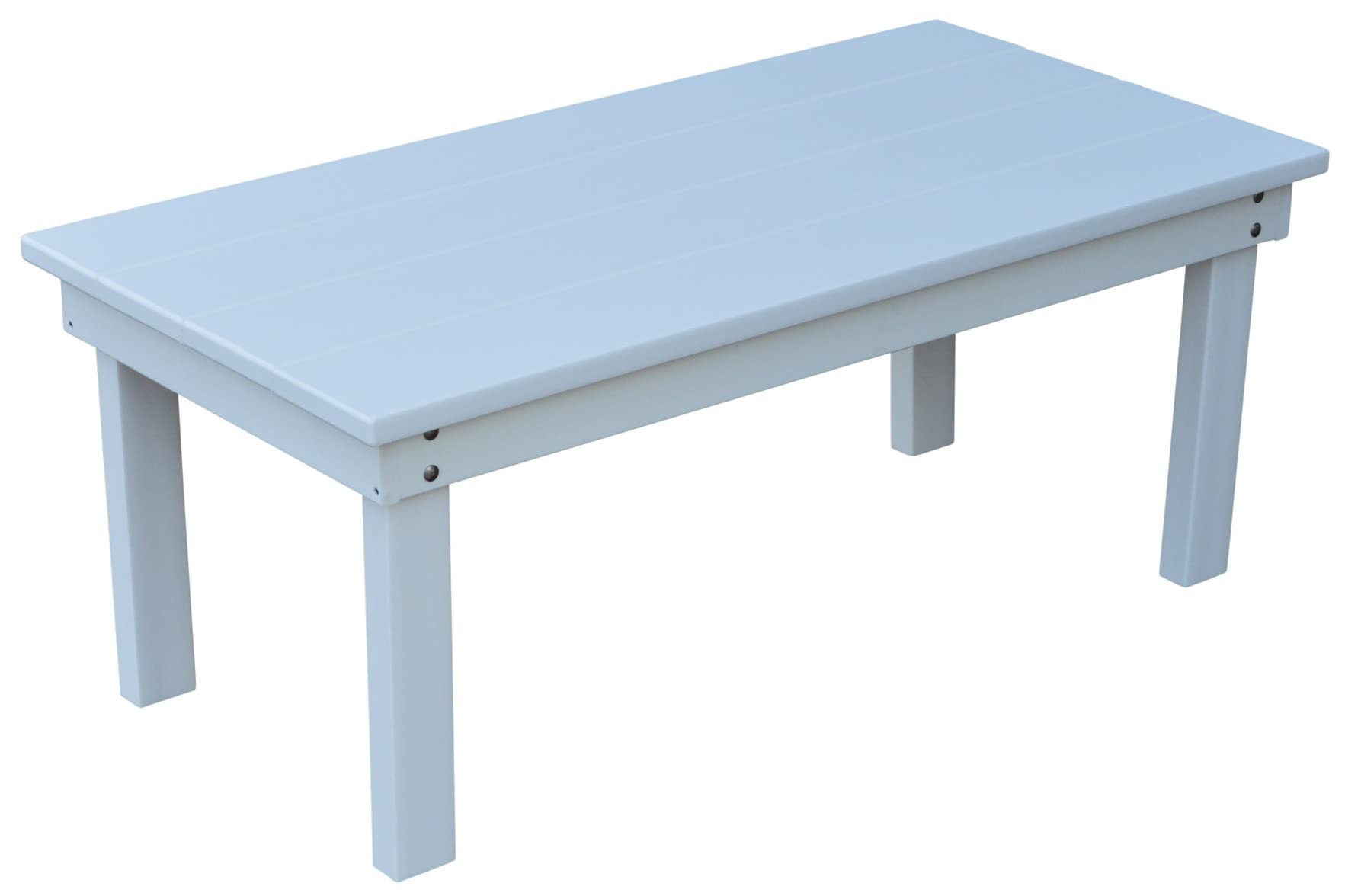 Furniture Barn USA Poly Hampton Coffee Table - White Modern Living Room Table | Perfect for Small Spaces, Apartments & Home Decor