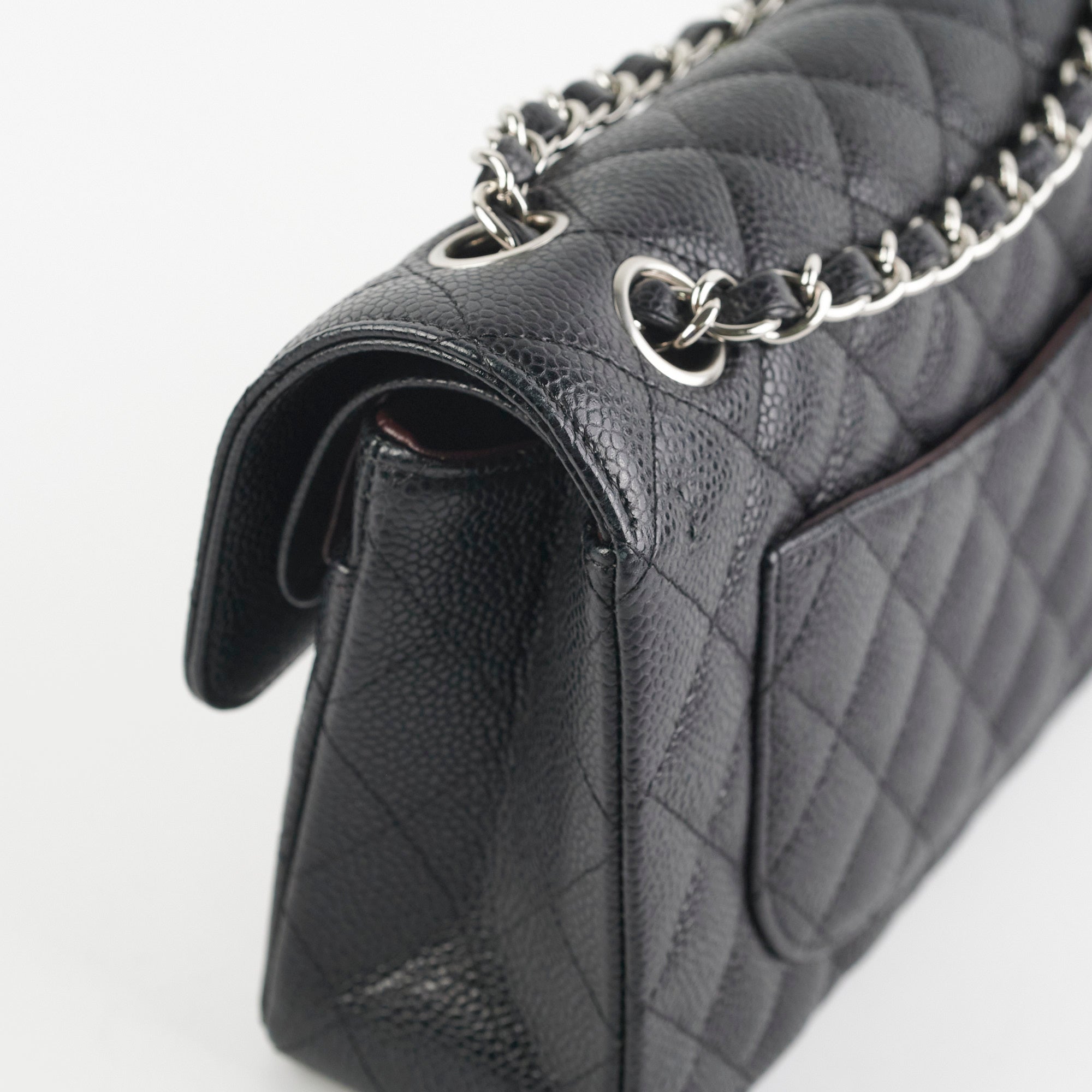 Chanel Small Caviar Classic Flap Bag Black - Luxury Quilted Leather Crossbody Purse for Women | Perfect for Evening Events, Date Nights & Special Occasions