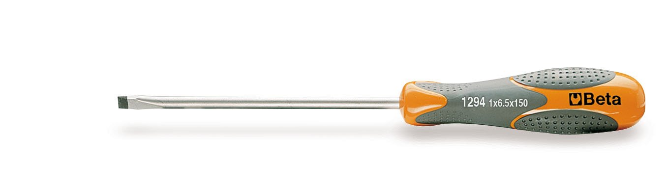 Beta 1294 Slotted Screwdriver for Headless Screws - 2.5 x 2.5 x 60mm Precision Tool - Ideal for Electronics Repair, Watchmaking & Small Appliance Maintenance