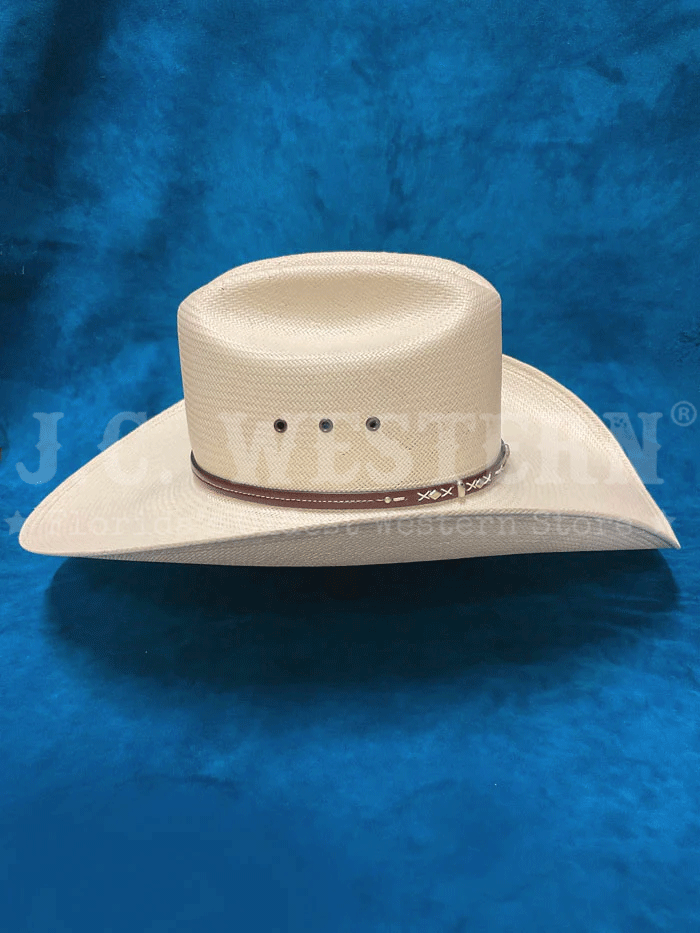 Resistol RSHAZE 304281 HAZER 10X George Strait Collection Natural Straw Cowboy Hat for Men - Perfect for Country Music Festivals, Outdoor Rodeos & Summer Sun Protection