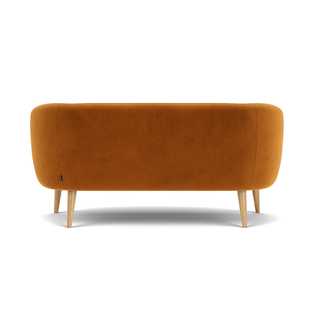 Kathleen Velvet 2 Seater Sofa - Luxurious Modern Loveseat for Living Room, Small Space & Apartment | Soft Fabric Couch with Sturdy Frame | Perfect for Lounge, TV Room & Guest Seating