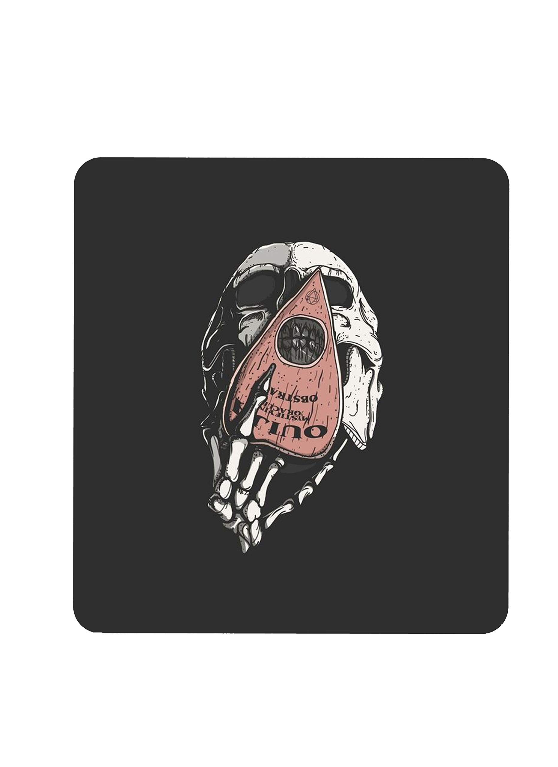 Ouija Board Mouse Pad with Skeleton Hand Design - Handmade Gaming & Office Accessory for PC, Laptop, and Computer Enthusiasts - Perfect for Halloween, Gothic Decor, and Gaming Setups