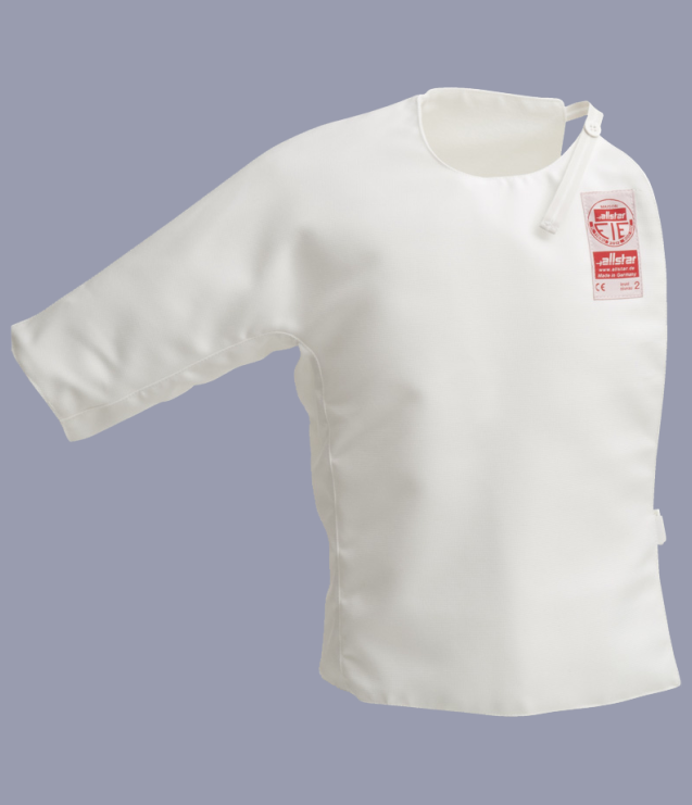 Allstar FIE Men's Underplastron Ecoline 800N Fencing Chest Protector - Lightweight & Breathable for Competitive Fencing Tournaments & Training