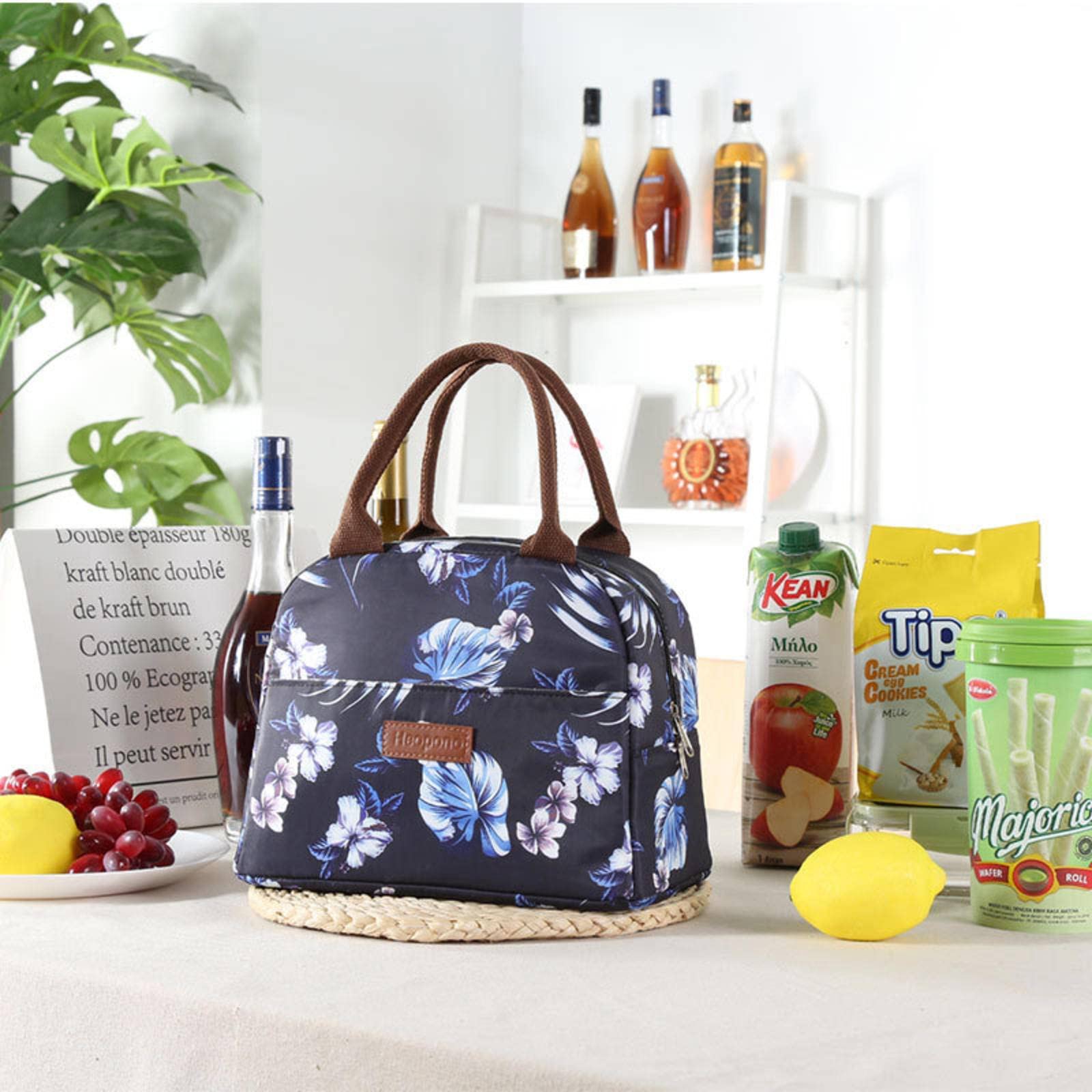 Premium Insulated Lunch Bag with Oxford Cloth & Aluminum Foil - Large Capacity, Custom Printing - Perfect for Work, School, Picnics & Outdoor Activities