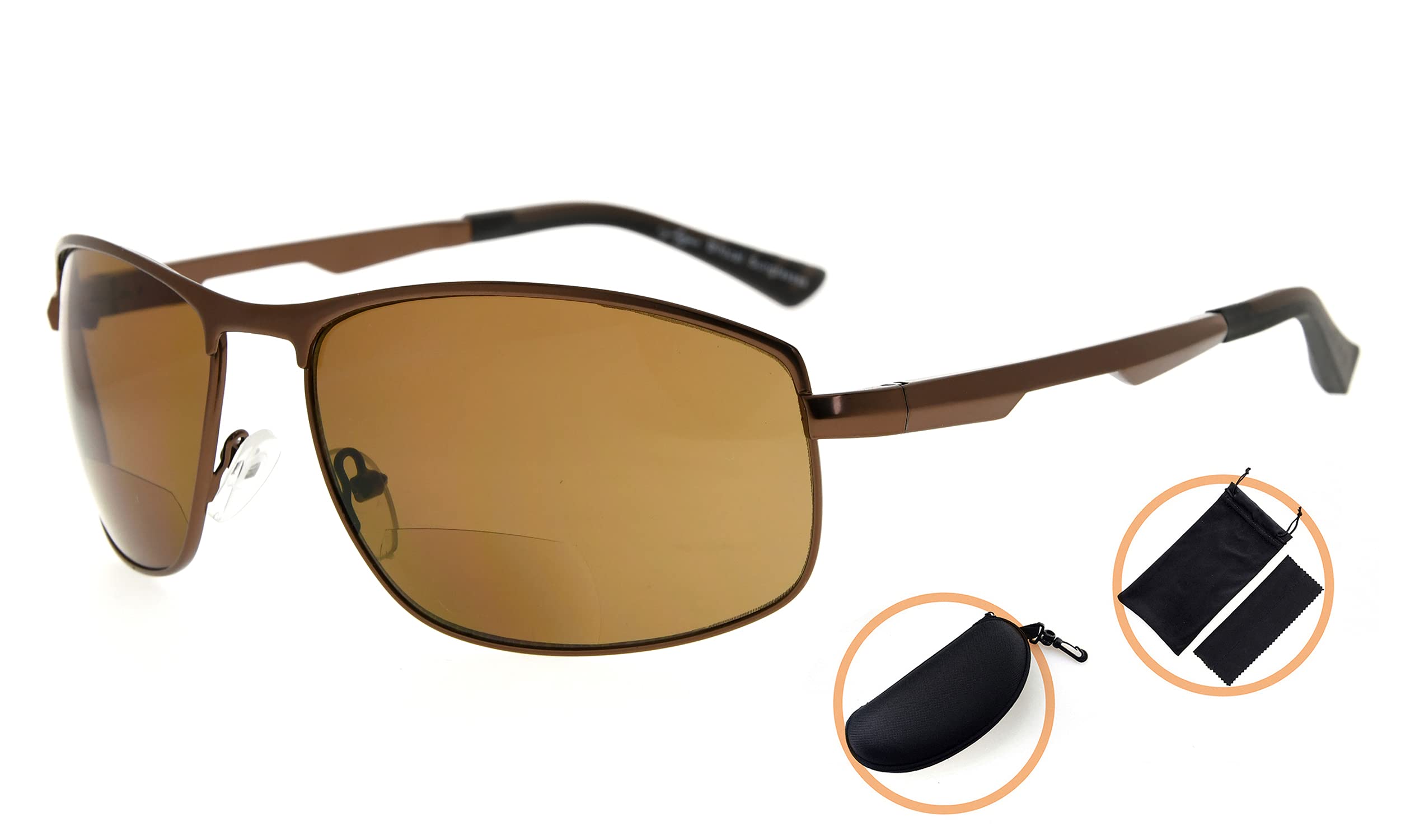 Eyekepper Bifocal Sunglasses for Men & Women - Polarized Reading Sunglasses with UV Protection - Perfect for Outdoor Activities, Driving, Fishing & Beach