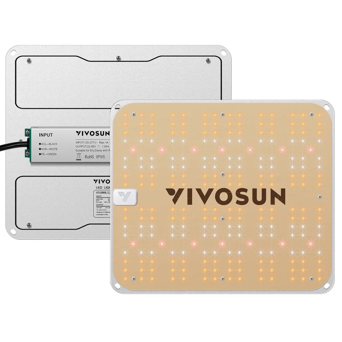 Vivosun VS1000E Full Spectrum LED Grow Light for Indoor Plants - High Efficiency Plant Growing Lamp for Hydroponics, Greenhouse & Home Gardening