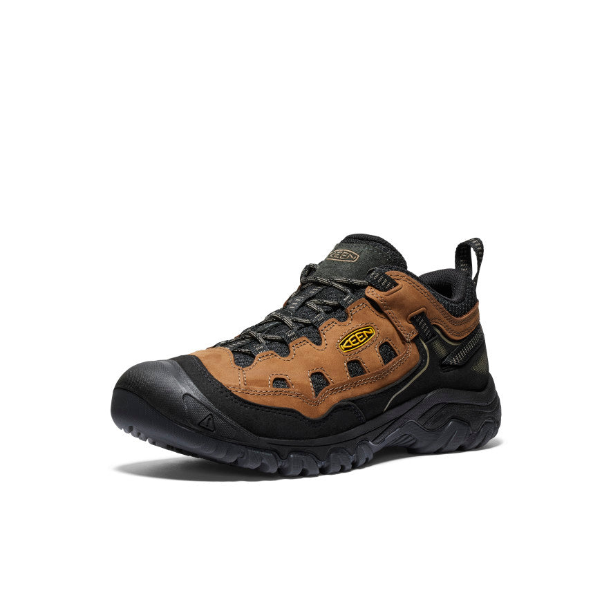 **Men's Targhee IV Vented Hiking Shoes - Bison/Golden Yellow | Lightweight & Breathable for Outdoor Adventures, Trail Running & Backpacking**
