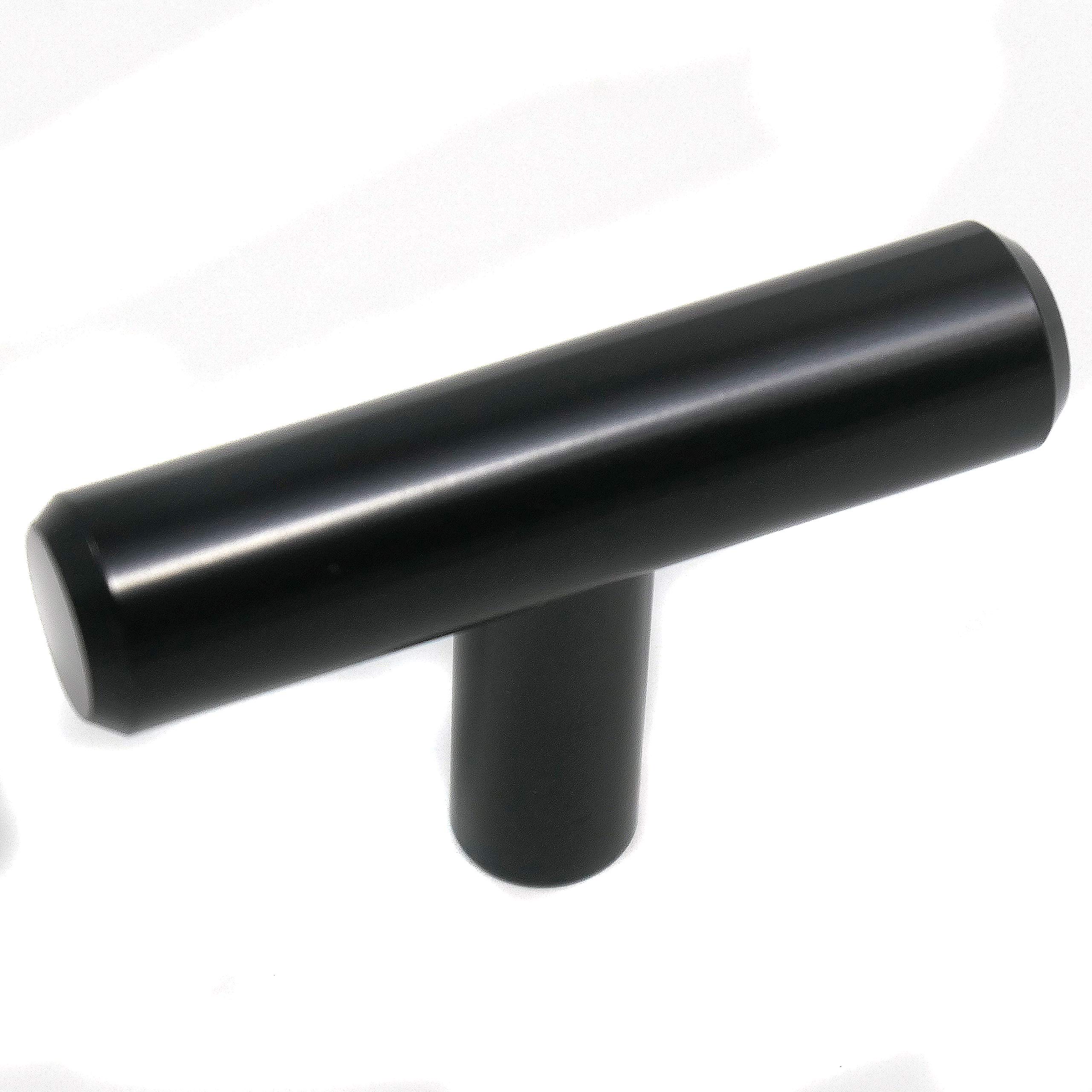 Laurey 87920-2 Inch (50mm) Matte Black Cabinet Bar Pull Handle - Modern Kitchen & Bathroom Hardware for Drawers & Cabinets - Durable & Stylish Home Upgrade